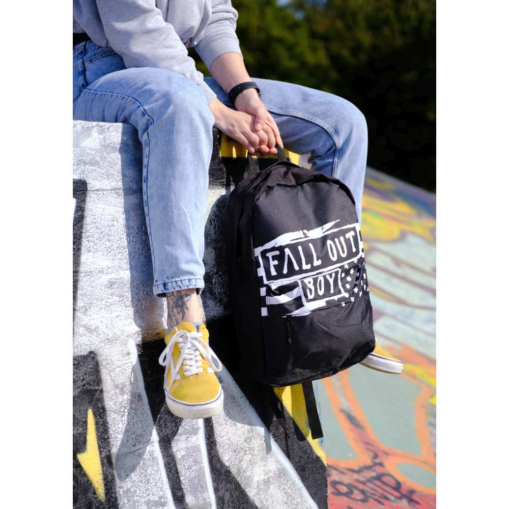 Rocksax Fall Out Boy - American Beauty/American Psycho Backpack - Black